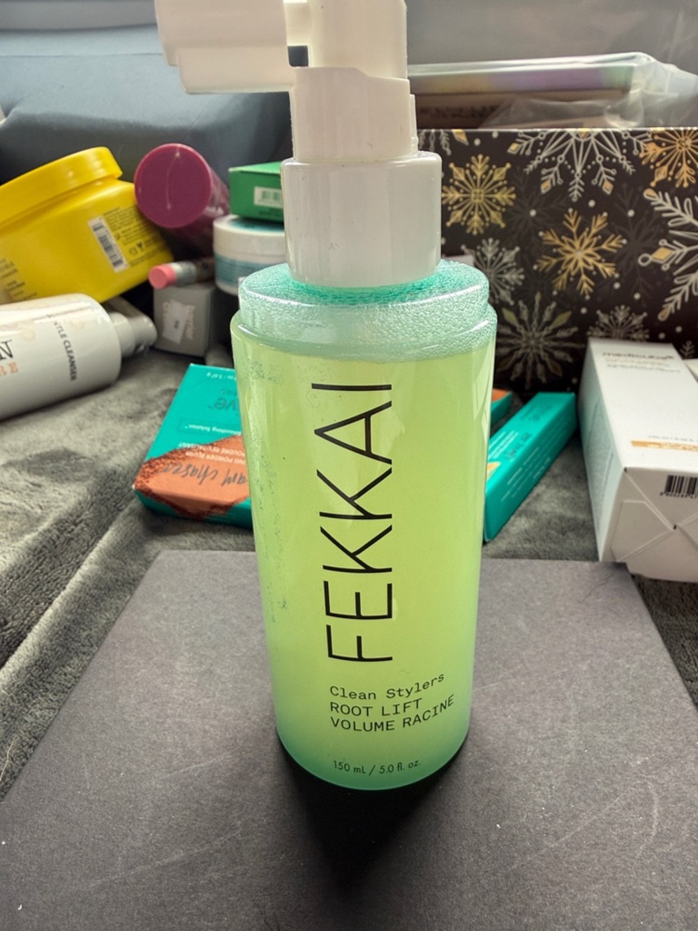 *NEW*5oz*Fekkai* Clean Stylers Root Lift Foam - Lime Green Bottle